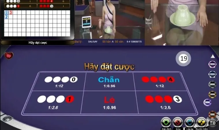 Trò Chơi Xóc Đĩa Tại OPPA888: Đỉnh Cao Giải Trí Đổi Thưởng 2 Các cửa cược trong Xóc Đĩa tại OPPA888